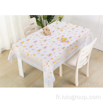 Nappe jetable imprimée en PEVA